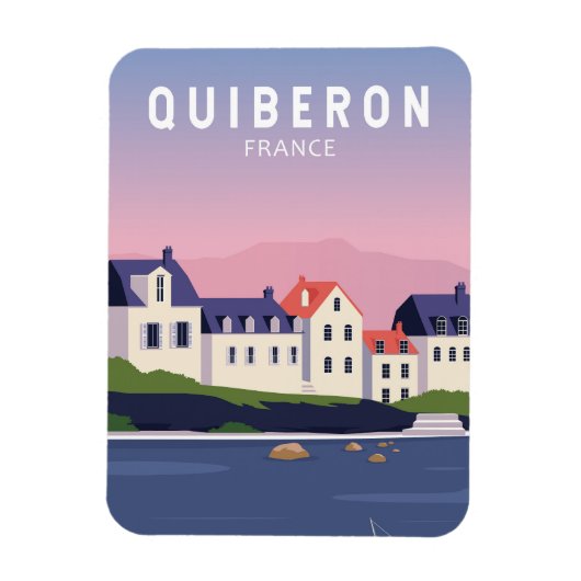 Quiberon France Travel  Art Magneet (Verticaal)