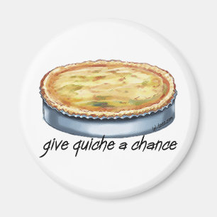 Quiche een kans geven magneet