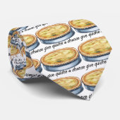 Quiche een kans geven stropdas (Opgerold)