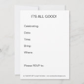 QUICHE ME! Uitnodigingen door April McCallum (Achterkant)