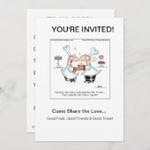 QUICHE ME! Uitnodigingen door April McCallum (Voorkant / Achterkant)