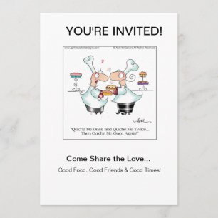 QUICHE ME! Uitnodigingen door April McCallum