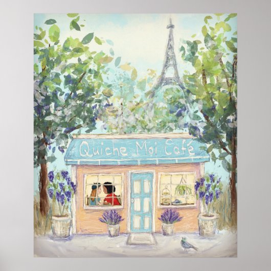 Quiche Moi Cafe Poster (Voorkant)