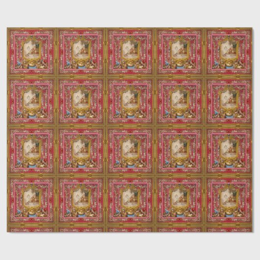 Quichotte Baroque Old World II Glossy Cadeaupapier (Vlak)