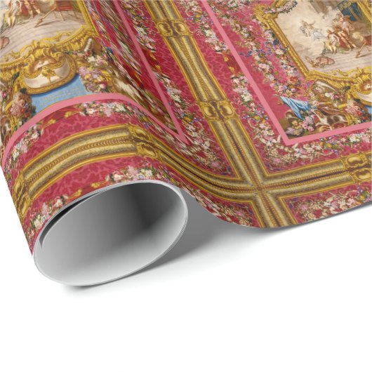 Quichotte Baroque Old World II Glossy Cadeaupapier (Rol Hoek)