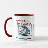 Quick Byte Computer Nerd Mok - Geek Bite Cadeau (Links)