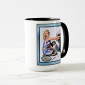 Quick Change door Gil Elvgren Mok (Voorkant rechts)