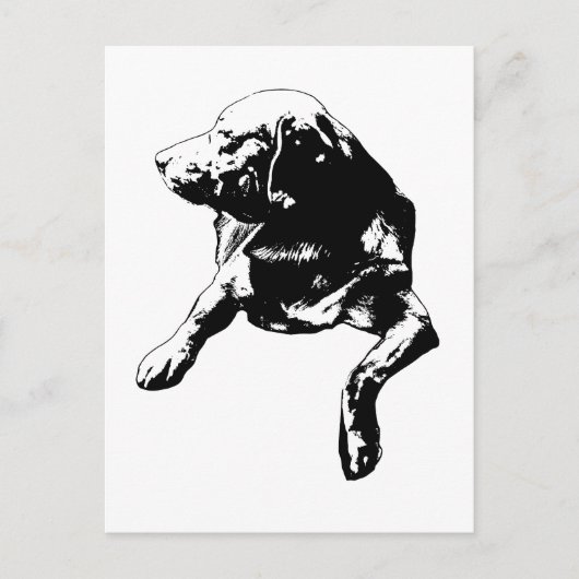 Quick Hello, Side-Turn Lab Briefkaart (Voorkant)