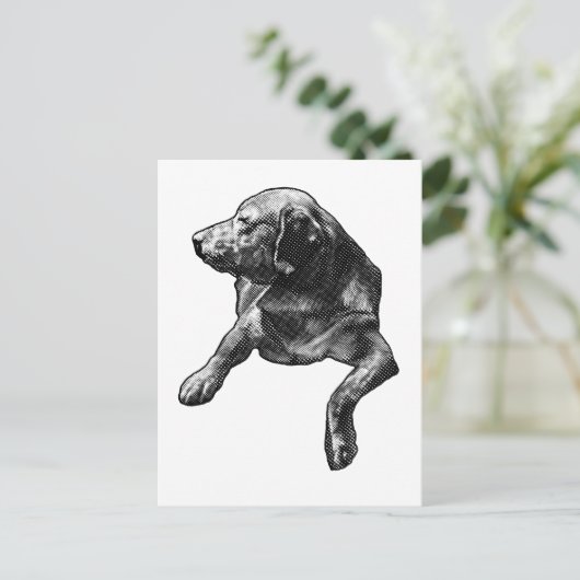 Quick Hello with Fine Dots Briefkaart (Staand voorkant)