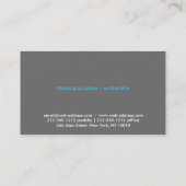 Quick Rabbit Personal Trainer Visitekaartje (Achterkant)