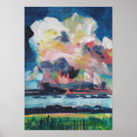 Quick Showers 2 Schilderij / Kunstenaar Larry Lere