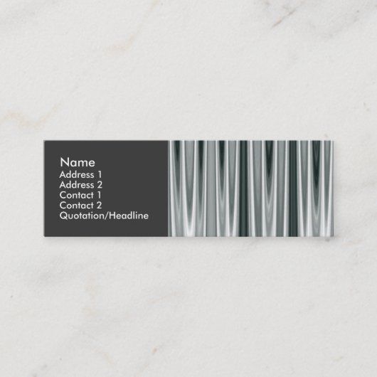 Quick Silver 01 Mini Visitekaartje (Voorkant)