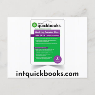 Quickbooks Desktop Premier 2024- intquickbooks.com Briefkaart