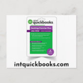 Quickbooks Desktop Premier 2024- intquickbooks.com Briefkaart (Voorkant)