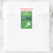 Quickbooks Desktop Pro 2024 chakoladi222@gmail.com Vierkante Sticker (Tas)