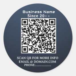 QuickConnect: Zakelijke QR Code Sticker