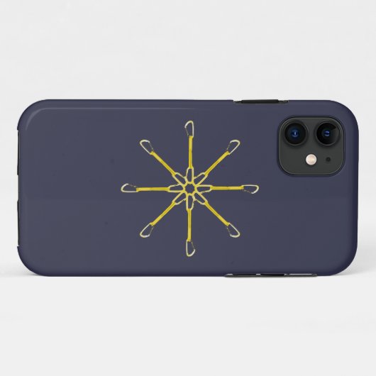 Quickdraw Flower Case-Mate iPhone Case (Achterkant (horizontaal))