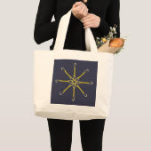 Quickdraw Flower Grote Tote Bag (Voorkant (product))