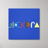Quickdraw Kunst Canvas Afdruk (Voorkant)
