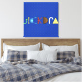 Quickdraw Kunst Canvas Afdruk (Insitu (Slaapkamer))