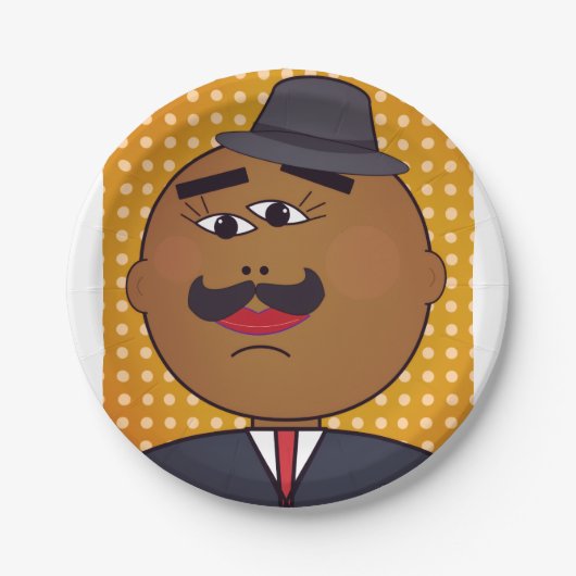 QUICKDRAW Ronde Papieren Bord (Voorkant)