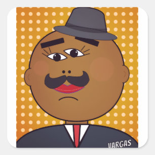 QUICKDRAW Stickerblad Vierkante Sticker