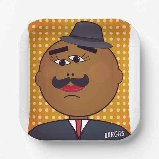 QUICKDRAW Vierkant Papieren Bord (Voorkant)