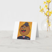 QUICKDRAW Wenskaart Horizontaal Kaart (Gele Bloem)