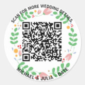 QuickLink: Zakelijke QR Code Sticker (Voorkant)