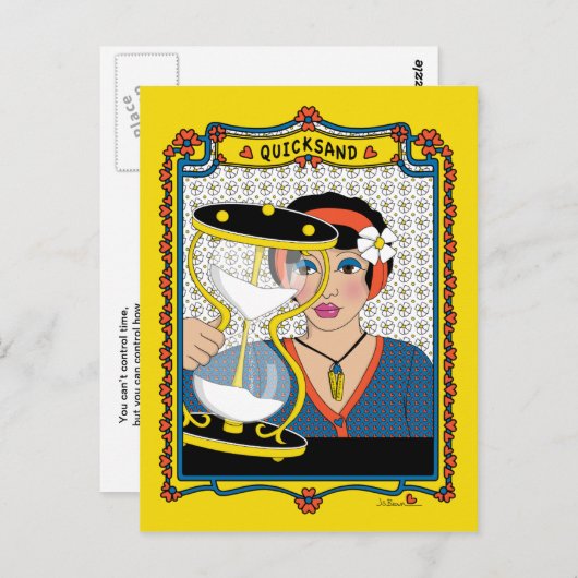 Quicksand_B_ Briefkaart (Voorkant / Achterkant)