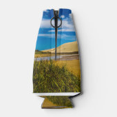 Quicksand stream vlakbij 90-Mile Beach, Nieuw-Zeel Flesjeskoeler (Achterkant)