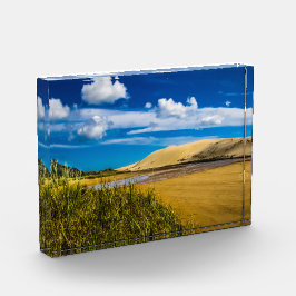 Quicksand stream vlakbij 90-Mile Beach, Nieuw-Zeel Fotoblokken