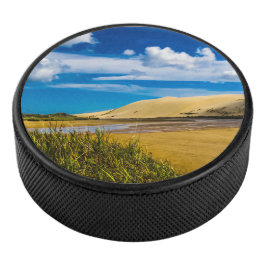 Quicksand stream vlakbij 90-Mile Beach, Nieuw-Zeel Hockey Puck