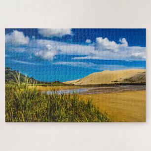 Quicksand stream vlakbij 90-Mile Beach, Nieuw-Zeel Legpuzzel