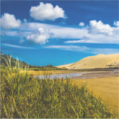 Quicksand stream vlakbij 90-Mile Beach, Nieuw-Zeel Sticker (Voorkant)