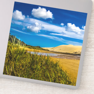 Quicksand stream vlakbij 90-Mile Beach, Nieuw-Zeel Sticker