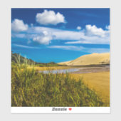 Quicksand stream vlakbij 90-Mile Beach, Nieuw-Zeel Sticker (Vel)