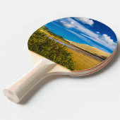 Quicksand stream vlakbij 90-Mile Beach, Nieuw-Zeel Tafeltennisbatje (Voorkant Gekanteld)