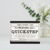 Quickstep Clipper zeilschepen 1859 Briefkaart (Staand voorkant)