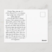Quickstep Clipper zeilschepen 1859 Briefkaart (Achterkant)