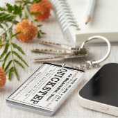 Quickstep Clipper zeilschepen 1859 Sleutelhanger (Voorkant Rechts)