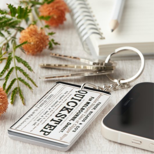 Quickstep Clipper zeilschepen 1859 Sleutelhanger (Voorkant Rechts)