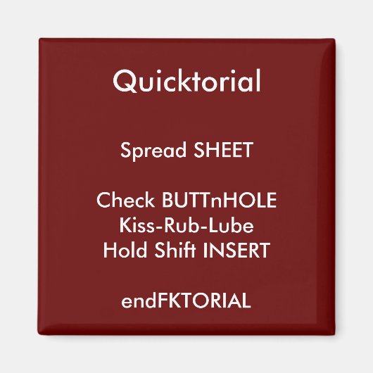 QUICKTORIAL MAGNEET (Voorkant)