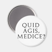 Quid Agis, Medicine? Magneet (Voorkant / Achterkant)