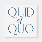 Quid et quo Klassiek onderwijs Latijn Magneet (Voorkant)