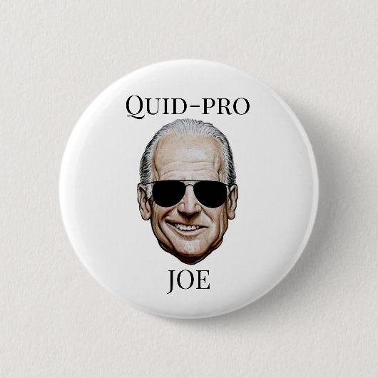 Quid-pro Joe Ronde Button 5,7 Cm (Voorkant)