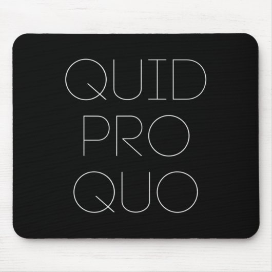 Quid Pro Quo Muismat (Voorkant)