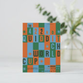 QUIDDITCH™ Poster voor wereldkampioenschappen voet Briefkaart (Staand voorkant)