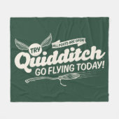 QUIDDITCH™ Recruitment Poster Fleece Deken (Voorkant (Horizontaal))
