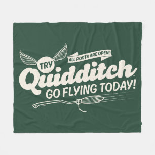 QUIDDITCH™ Recruitment Poster Fleece Deken